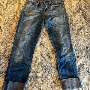 Citizens of humanity cuffed skinny jeans 26